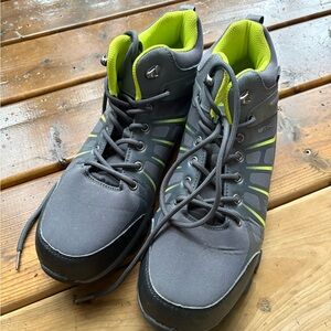 Eddie Bauer Summit Mid boot -Gray and Lime Green Hiking Boots